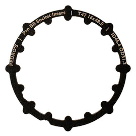 Pedros Pro BB Socket System Insert BB Adapter Tool Black 16-Notch 48.5mm 6460768 T47