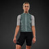 Women's Pi PRO/BLACK Wind Vest - BALSAM GREEN / XS