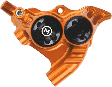 Hope RX4+ Disc Brake Caliper - Rear Flat Mount Direct +20mm Mineral Oil Type Orange