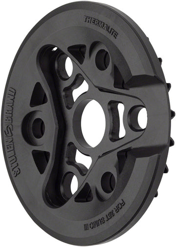 Stolen Sumo III Sprocket - 25t 6.0mm Thickness Aluminum With Thermalite Guard BLK
