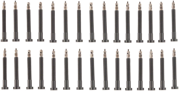 Muc-Off Tubeless Valve Box Refill -  Black 44mm Stem Pack of 30