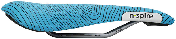 Smanie N.Spire Saddle - Chromoly Microfiber Blue 156