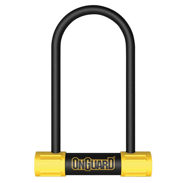OnGuard BullDog Series U-Lock - 3.5 x 7" Keyed Black/Yellow Includes bracket