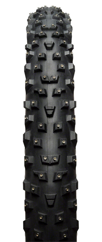 45NRTH Wrathchild Tire - 27.5 x 3.0 Tubeless Folding BLK 120 TPI 252 XL Concave Carbide Aluminum Studs