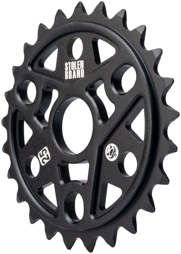 Stolen Sumo III Sprocket - 25t 6.0mm Thickness Aluminum Black