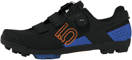 Five Ten Kestrel BOA Mountain Clipless Shoes - Men's Core BLK/Pure Orange/Ray Blue 10