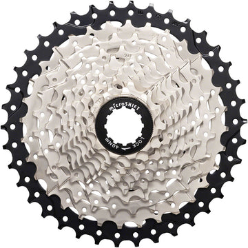microSHIFT Sword Cassette - 10 Speed 11-38t Full Steel Construction Satin Nickel