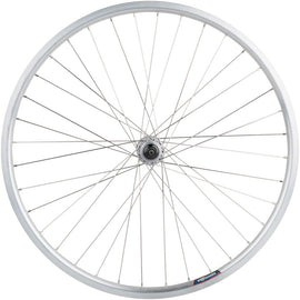 Quality Wheels Value HD Series Rear Wheel - 26" QR x 135mm Rim Brake HG 10 Silver Clincher 36H