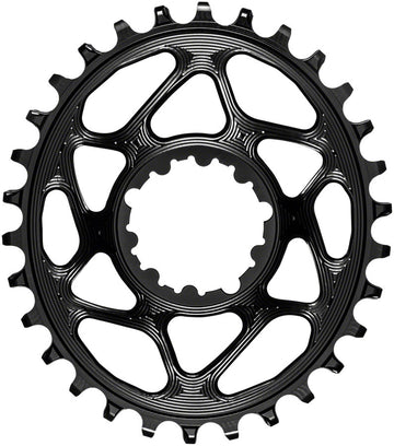 absoluteBLACK Oval Narrow-Wide Direct Mount Chainring - 30t SRAM 3-Bolt Direct Mount 6mm Offset BLK