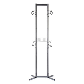 Delta 4-Bike Free Standing Rack With Basket