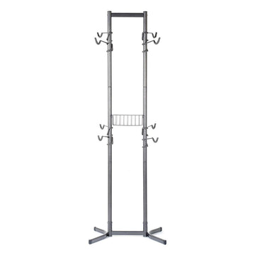Delta 4-Bike Free Standing Rack With Basket
