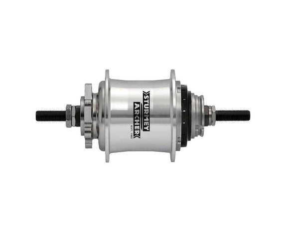 Sturmey Archer RS-RK3 3-Sp Disc Hub 36h - Silver