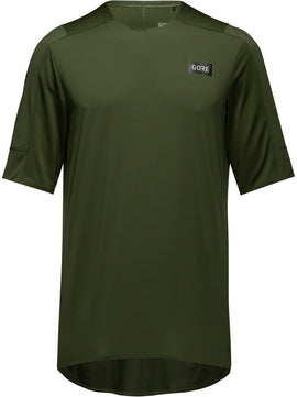 Gorewear Trail KPR Tech Jersey - Utility Green Men's Small