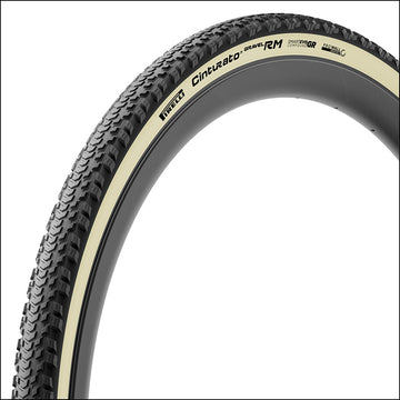 Pirelli Cinturato Gravel RM HP-Line Gravel Tire 700x50C Folding Tubeless Ready SmartEVO GR ProWALL Gravel 120TPI White
