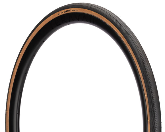 Teravail Rampart Tire - 700 x 35 Tubeless Folding Tan Durable Fast Compound