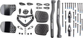 Vision Metron 4D Clip On Aero Bar - Flat M.A.S. S-Bend Black