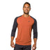 Men's Canyon Merino 3/4 Sleeve Jersey - CLAY/PHANTOM / S