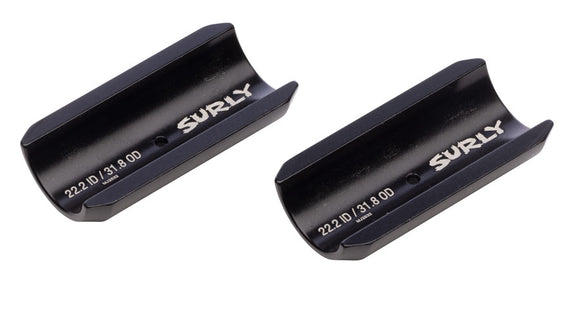 Surly Handlebar Clamp Shim - 22.2mm to 31.8mm Shim Black