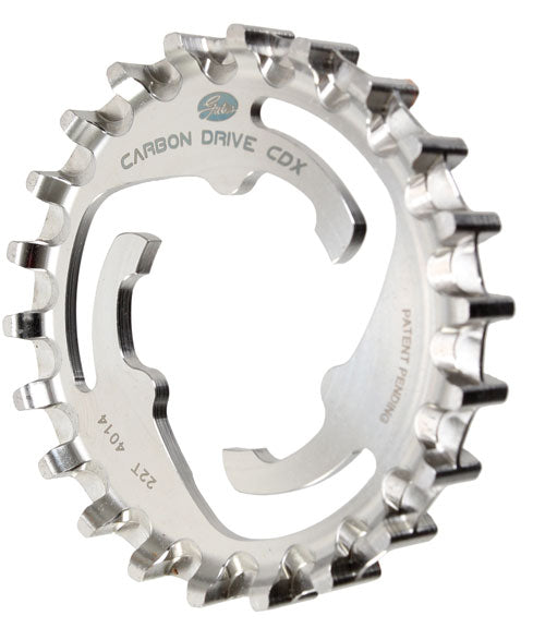 Gates Carbon Drive CDX CenterTrack 3-Lobe SureFit™ Rear Sprocket - 22t Shimano/SRAM 3-Lobe Silver