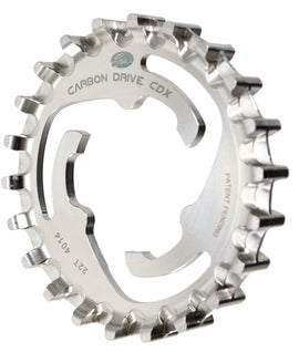 Gates Carbon Drive CDX CenterTrack 3-Lobe SureFit™ Rear Sprocket - 22t Shimano/SRAM 3-Lobe Silver