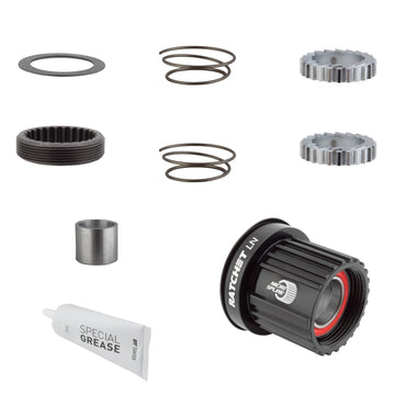 Dt swiss Shimano Microspline Ratchet Conversion Kit SHI 12s Micro 18t Alloy Blk