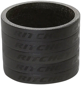 Ritchey WCS Carbon Headset Spacers 1-1/8 5mm Black 5-pack