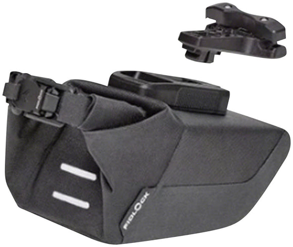 Fidlock Pinclip Saddle Bag and Base - Small Black