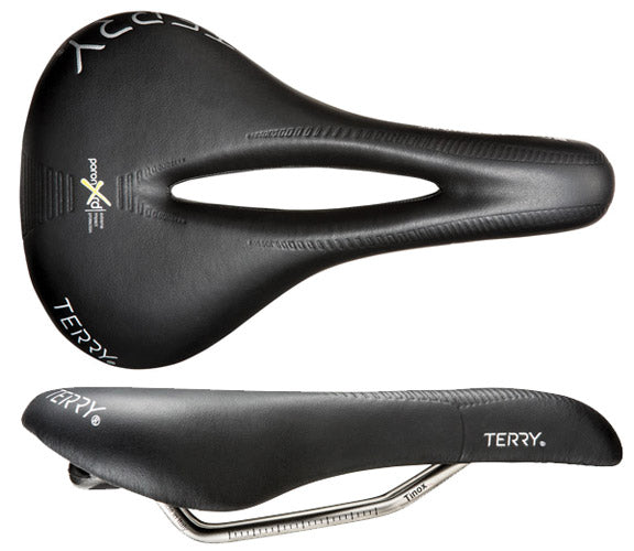 Terry Butterfly Century Saddle - Titanium Black Women's