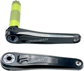Full Speed Ahead Gradient Modular 1x Crankset - 175mm Fits Shimano SRAM 11/12-Speed Drivetrains 30mm BB392EVO Spindle BLK