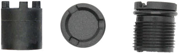 LOOK Spindle Plugs and Tool Kit - 2 Plugs 4 NM Black Fits X-Track