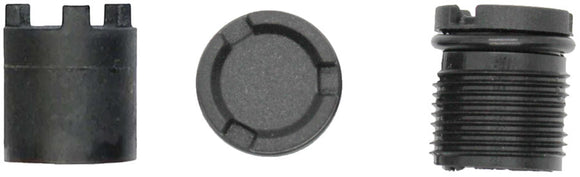 LOOK Spindle Plugs and Tool Kit - 2 Plugs 4 NM Black Fits X-Track