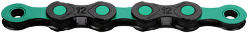 KMC DLC 12 Chain - 12-Speed 126 Links Black/Celeste