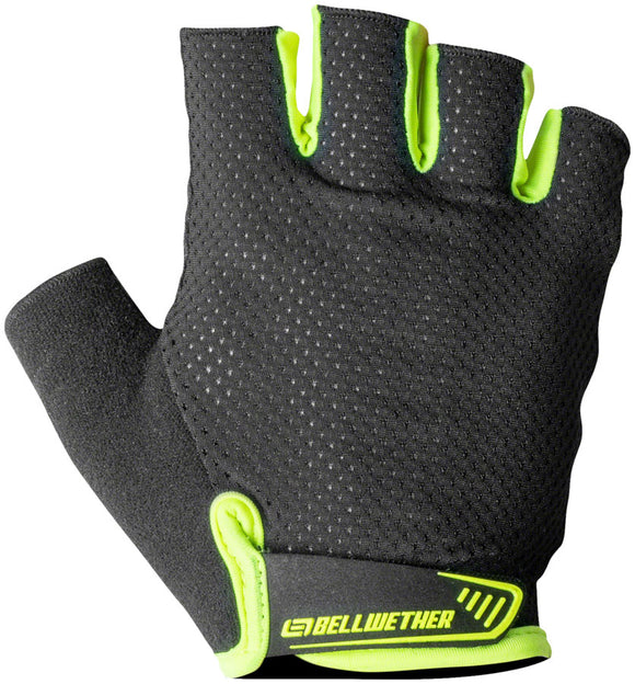 Bellwether Gel Supreme Gloves - Hi-Vis Short Finger Men's Medium