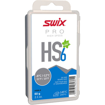 Buy hs6-blue-6-c-12-c-60g Swix HS High Speed Glide Wax