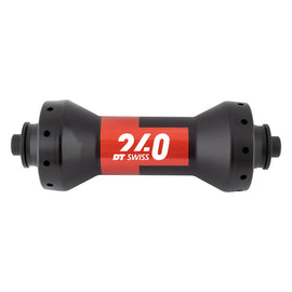 DT Swiss 240 Front Hub - QR x 100mm Black/Red 20H
