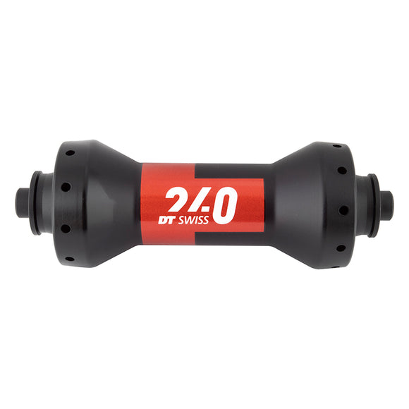DT Swiss 240 Front Hub - QR x 100mm Black/Red 20H