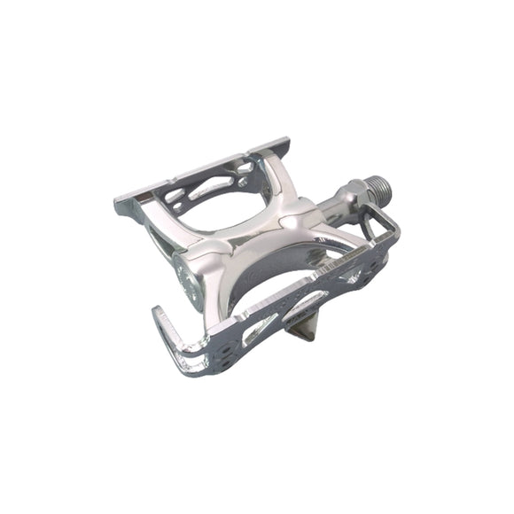 MKS Supreme Keirin Track Pedals - Aluminum 9/16" Silver