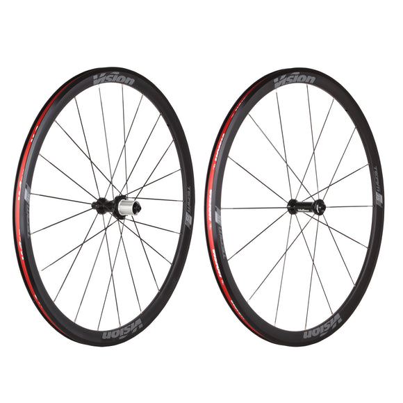 Vision Team 35 Comp SL Wheelset - 700 QR x 100/130mm Rim Brake HG 11 BLK Clincher