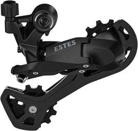 microSHIFT Estes 2x Rear Derailleur - 7/8/9-Speed Long Cage 28-32t Max Cog 11-14t Min Cog 43t Capacity BLK