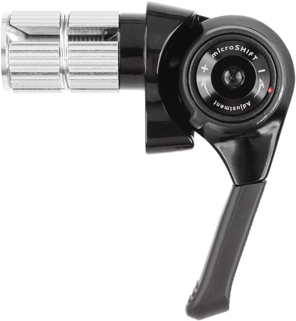 microSHIFT BS-G10-R Right Bar End Shifter - 10-Speed Compatible Sword Advent X 10-Speed Derailleurs BLK