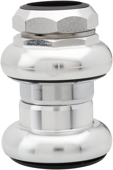 Velo Orange Threaded Headset - Caged Bearing EC29 /25.4-24tpi Upper | EC29/27 Lower Silver