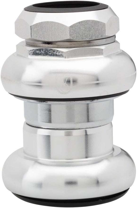 Velo Orange Threaded Headset - Caged Bearing EC29 /25.4-24tpi Upper | EC29/27 Lower Silver