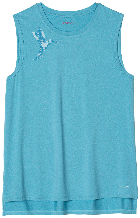Terry Tech Tank - Horizon Blue Hummingbird X Large
