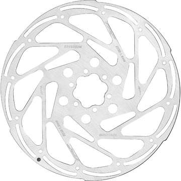 TRP R2 Disc Brake Rotor - 203mm 6-Bolt 1.8mm Rust Blocker Treatment Silver