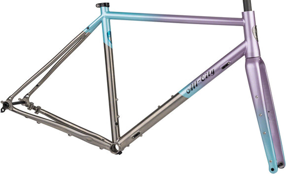 All-City Cosmic Stallion Ti Frameset - 700c/650b Titanium Laser Prism 52cm