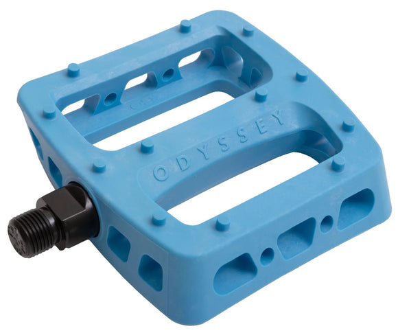 Odyssey Twisted Pro PC Pedals - Platform Composite/Plastic 9/16" Ocean Blue