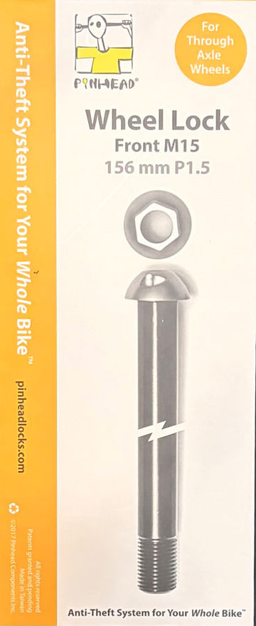 Pinhead Thru-Axle Wheel Lock Front - M15 x 156 x P1.5