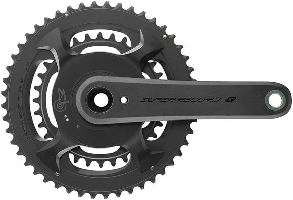 Campagnolo Super Record S Wireless Power Meter Crankset - 172.5mm 12-Speed 52/36t Campy 121/88 Asym BCD Ultra Torque Spindle Carbon