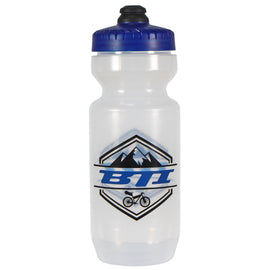 BTI BTI Logo Water Bottle Purist MoFlo 22oz Clear