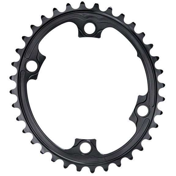 absoluteBLACK Premium Oval Road Chainring 4x110BCD 36T - Black
